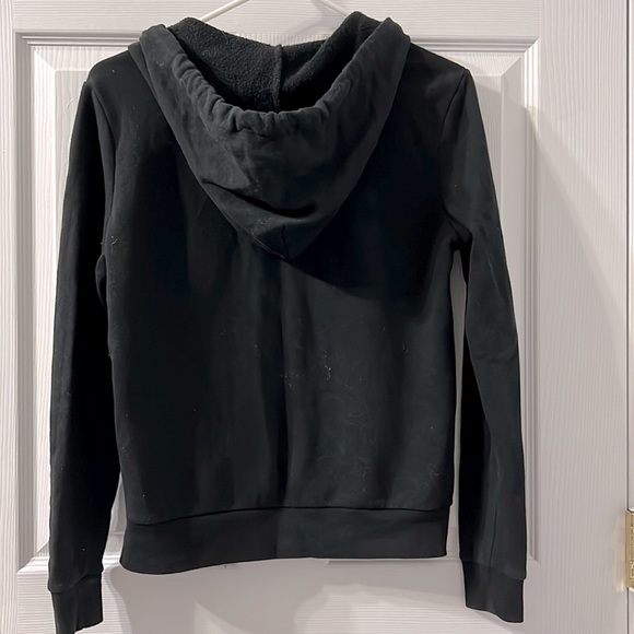 Pink Victoria’s Secret Black Full Zip Up Sweater XS - Picture 4 of 4